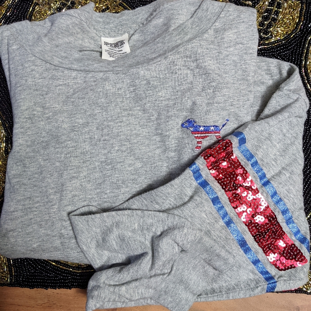 Victoria's Secret Sequin 4th of July Longsleeve